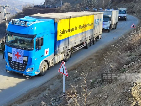 По дороге Ханкенди-Лачын беспрепятственно проехали автомобили МККК