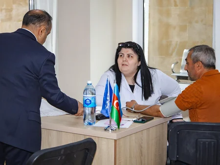 Səhiyyə Nazirliyi Xankəndidə müayinə aksiyası keçirib