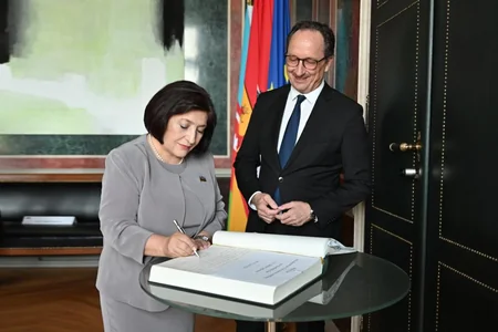 Sahibə Qafarova Avstriya Parlamenti Federal Şurasının sədri ilə görüşüb