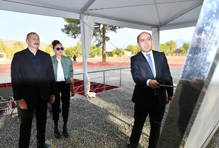 İlham Əliyev və Mehriban Əliyeva Zəngilan rayonunda olublar