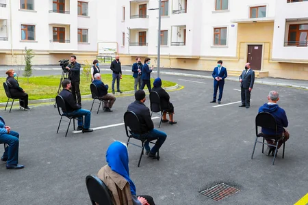 Şəhid ailələri və müharibə əlillərinə  daha 40 mənzil təqdim olundu