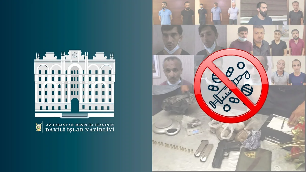 Bakıda polis əməliyyatlar keçirib, “patı” və “şüşə” satan 19 nəfər saxlanılıb