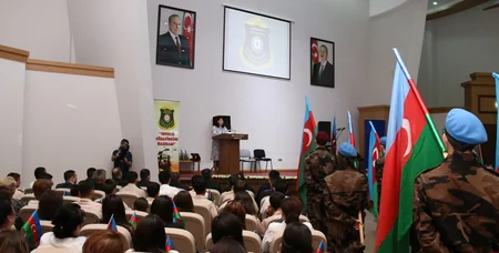 Zaqatalada “Vətənin müdafiəsinə hazıram!” devizi altında kütləvi tədbir keçirilib