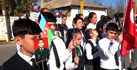 Şərurda şəhid Sahil Cəlilovun xatirəsinə bulaq-abidə ucaldılıb