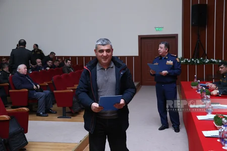 Hərbçilərə yeni mənzillər verilib