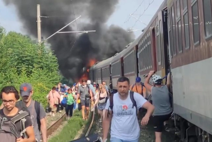 Prague-to-Budapest train collides with bus in Slovakia, killing 7 people and injuring 5