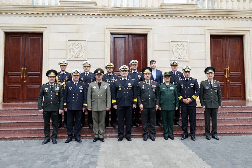 Iran’s Navy delegation visits Military Institute and one of Azerbaijan's military units