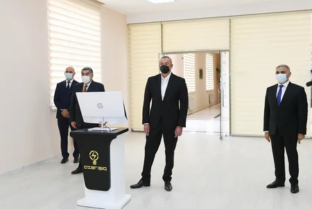 Prezident Hacıqabulda Qarasu yarımstansiyasının açılışında iştirak edib - YENİLƏNİB