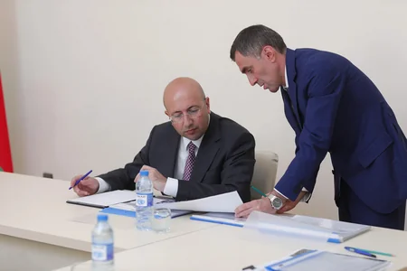 Anar Quliyev Xaçmazda vətəndaşları qəbul edib