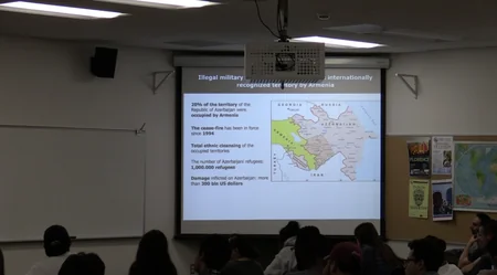 Azərbaycanın Los-Ancelesdəki baş konsulu Fullerton Kollecində mühazirə deyib