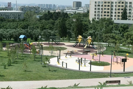 President, First Lady attend opening of new park in Baku