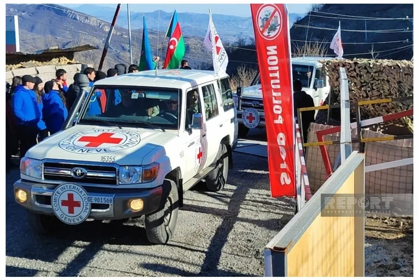 По дороге Ханкенди-Лачын беспрепятственно проехали автомобили МККК