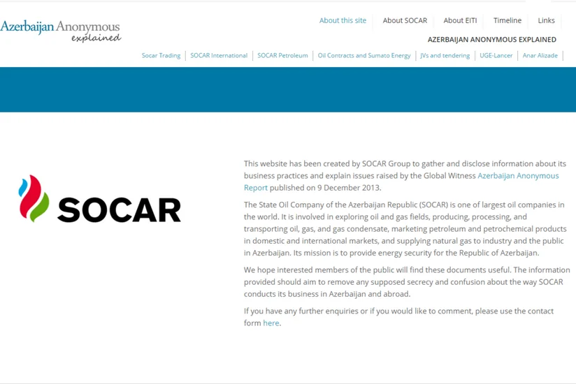 SOCAR Global Witness təşkilatının iddialarına tutarlı cavab verdi