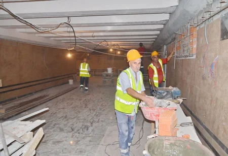 Metronun ​Elmlər Akademiyası stansiyasının ikinci giriş-çıxışında tamamlama işləri aparılır