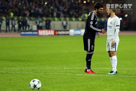 Qarabağ - Çelsi matçı maraqlı anlarla yadda qalıb - FOTOREPORTAJ