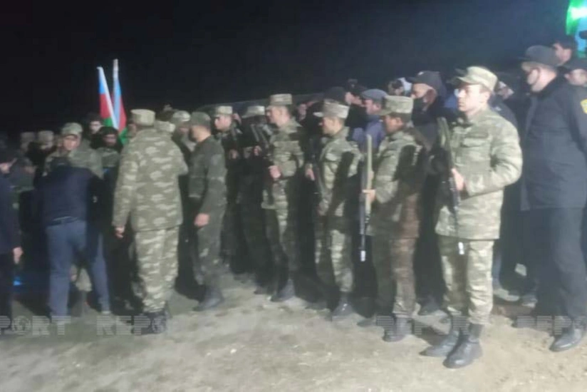 Şəhid hərbi qulluqçumuz dəfn edilib