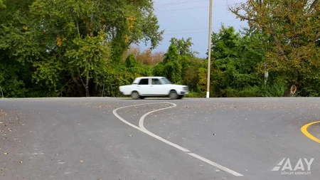Zaqatalada Əliabad-Bəhmətli-Kürdəmir-Lahıc yolu yenidən qurulub
