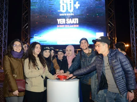 Azərbaycanda “Yer saatı 2018” ekoloji kampaniyası keçirilib