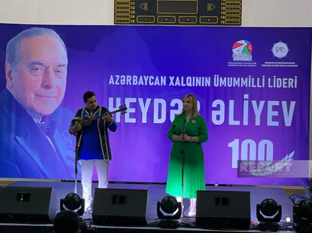 Gürcüstanda Heydər Əliyevin 100 illik yubileyi münasibətilə konsert keçirilib