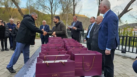 Zabux kəndində daha 25 ailəyə evlərin açarları təqdim olunub - YENİLƏNİB-3