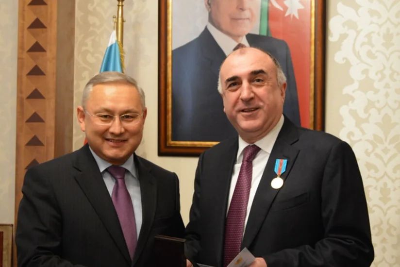 Elmar Məmmədyarova “Qazaxıstan Respublikasının müstəqilliyinin 25 illiyi” medalı təqdim olunub
