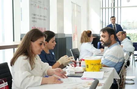 Bakıda  könüllü qanvermə aksiyası keçirilib