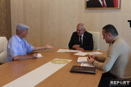 Arzu Rəhimov İmişlidə vətəndaşları qəbul edib - FOTO