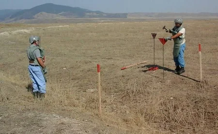 ​Ağdamda partlamış top mərmilərinin qalıqları aşkarlanıb