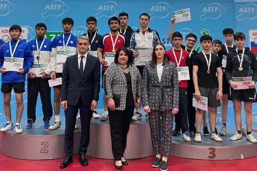 Stolüstü tennis üzrə Azərbaycan birinciliyinin mükafatçıları müəyyənləşib