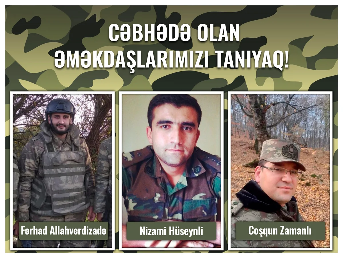 Vətən müharibəsində iştirak edən nazirlik əməkdaşları