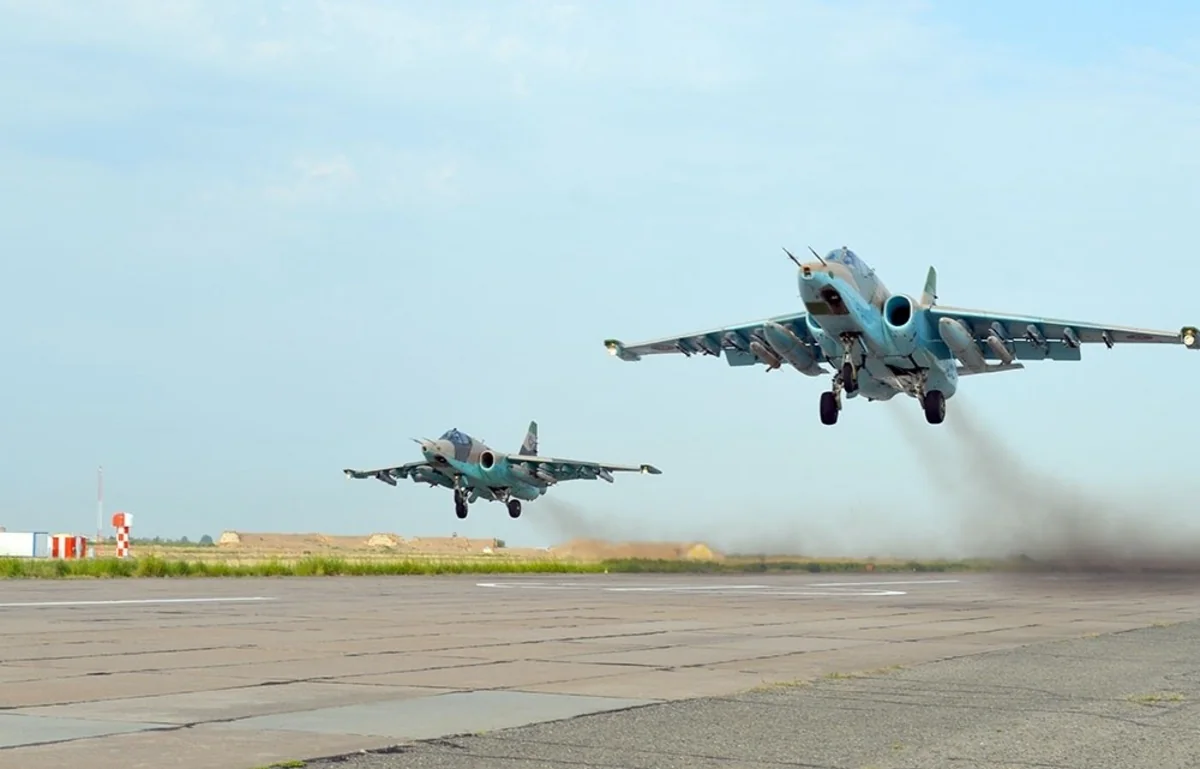 Air Force aircraft conducts scheduled live firing flights - VIDEO