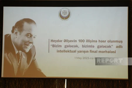 Heydər Əliyevin yubileyi münasibətilə baş tutan intellektual yarışın final mərhələsi keçirilib