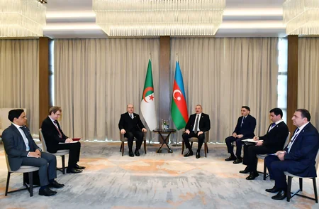 President Ilham Aliyev meets with Prime Minister of Algeria