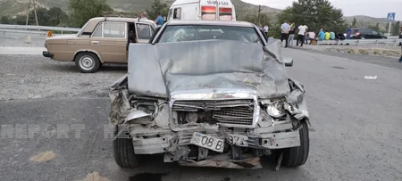 ДТП в Шеки, есть пострадавшие