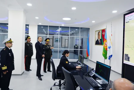 ​Azərbaycan Prezidenti Hərbi Dəniz Qüvvələri bazasının açılışında iştirak edib