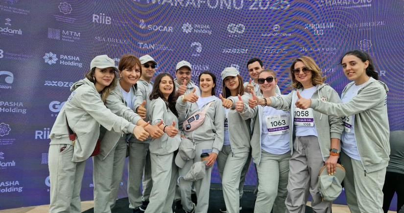 Azerbaijani diplomats take part in Baku Marathon 2025