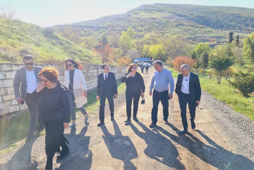 İCOMOS-un vitse-prezidenti Ağdam şəhərinə səfər edib