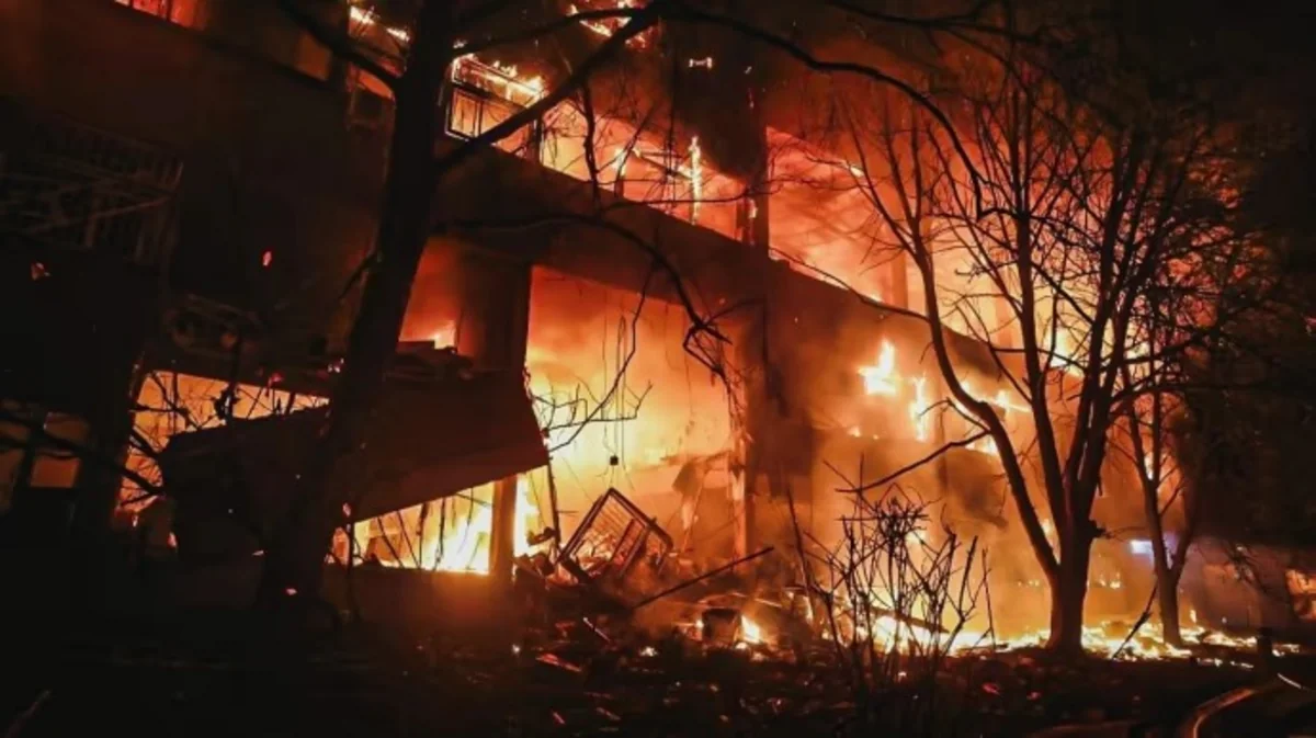 Number of injured in massive attack on Ukraine's Kharkiv exceeds 50, two dead