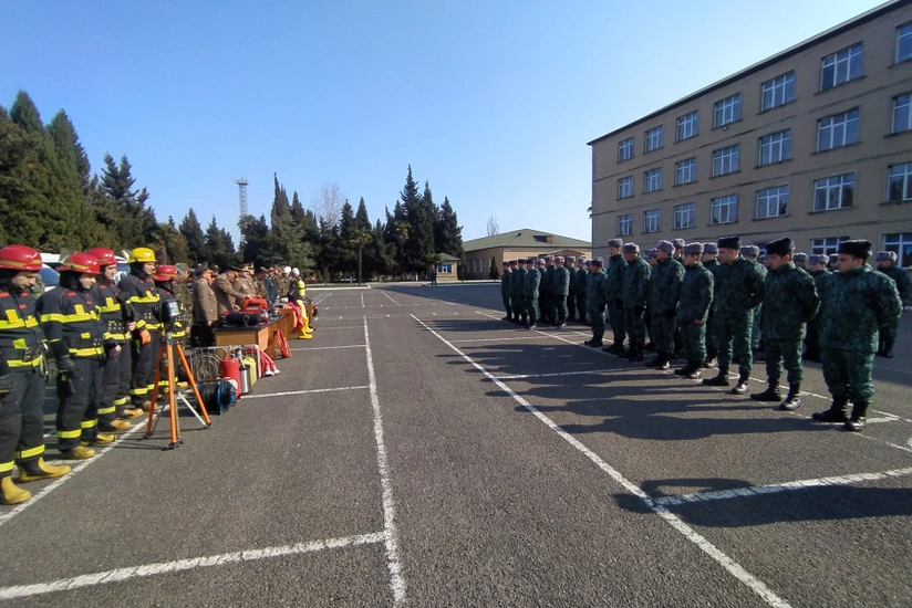 FHN DSX-nin hərbi hissəsində təlim keçirib