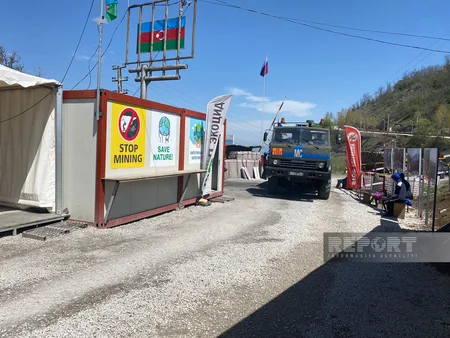 Xankəndi-Laçın yolunda sülhməramlıların 74 avtomobili maneəsiz keçib - YENİLƏNİB-3