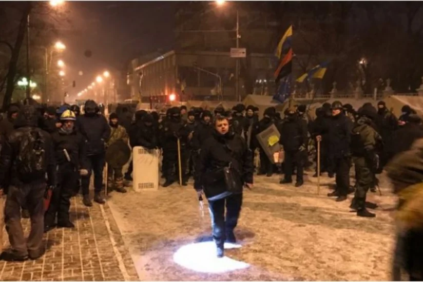 Полиция совершила попытку штурма палаточного городка у Верховной Рады Украины, есть пострадавшие