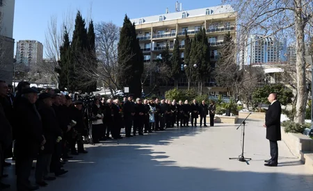 Prezident İlham Əliyev maestro Niyazinin Bakıda abidəsinin açılış mərasimində iştirak edib - YENİLƏNİB