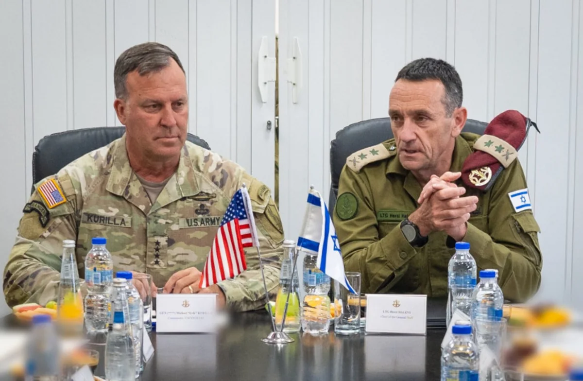 CENTCOM head, IDF chief mull situation in region