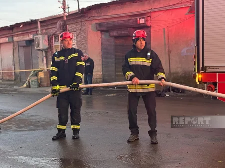 Tbilisinin Lilo Mall bazarındakı yanğın lokallaşdırılıb - YENİLƏNİB