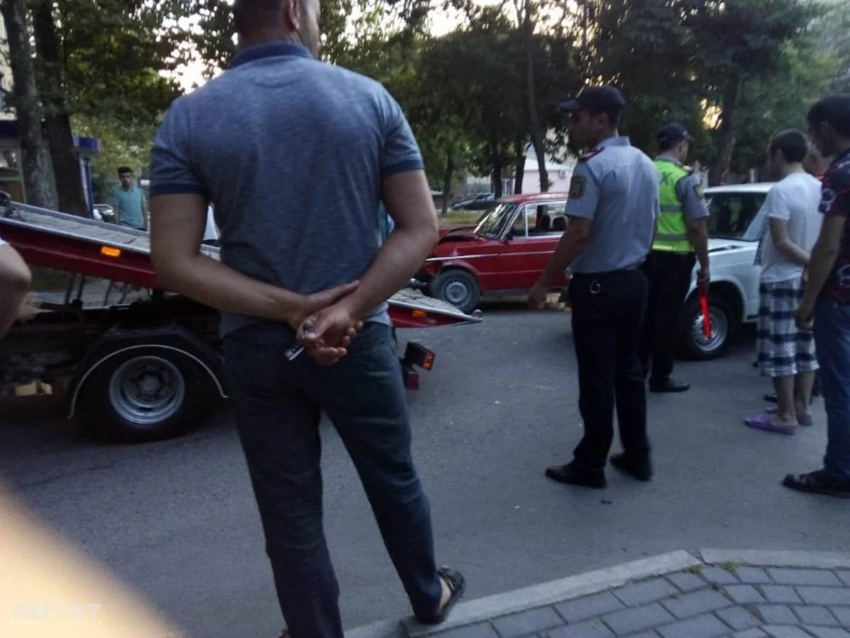 Mingəçevirdə iki yol qəzası baş verib - FOTO