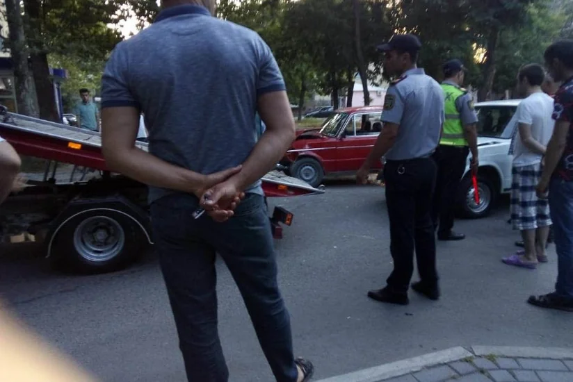 Mingəçevirdə iki yol qəzası baş verib - FOTO