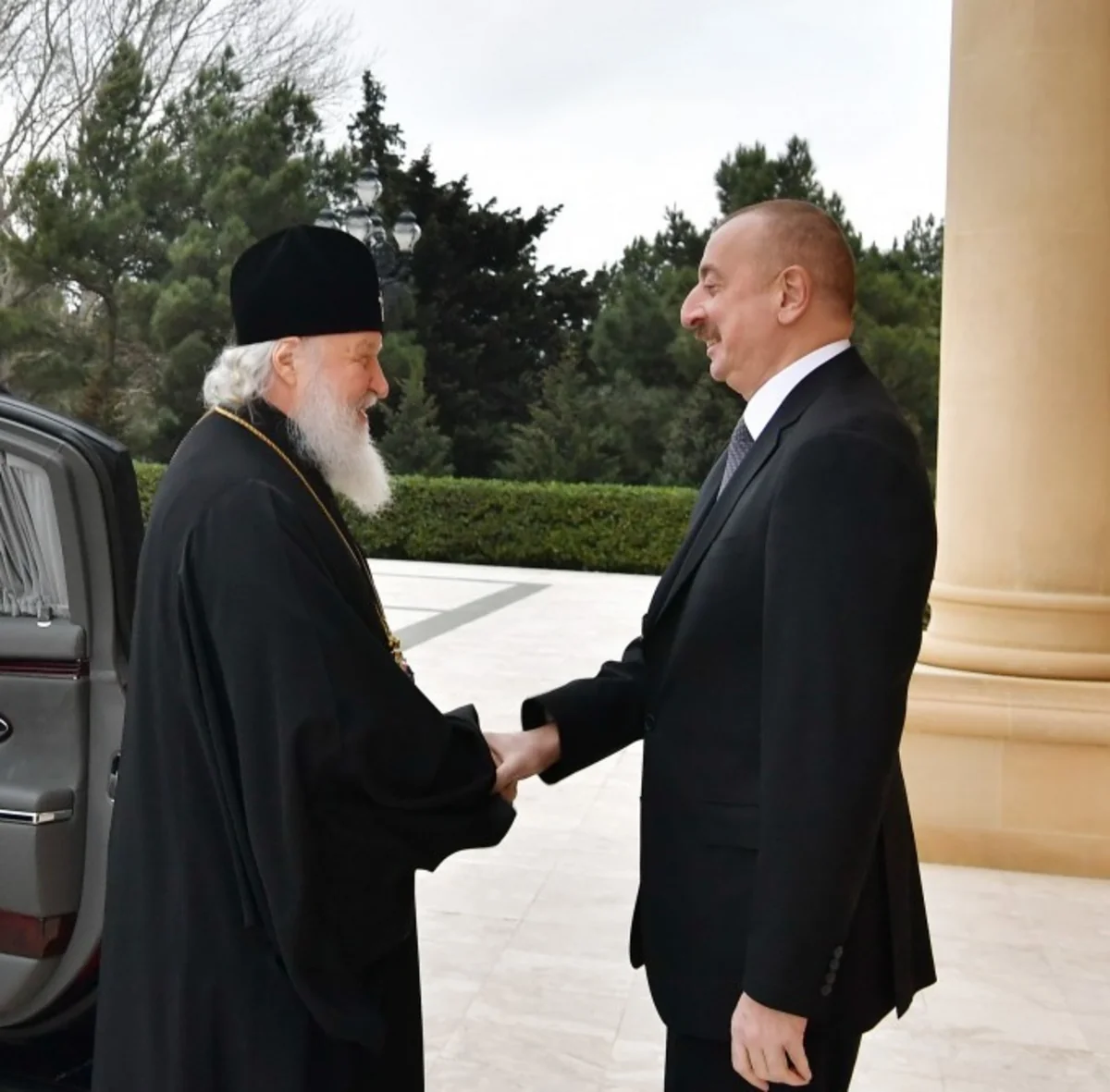 President Ilham Aliyev met with Patriarch Kirill of Moscow and All Russia