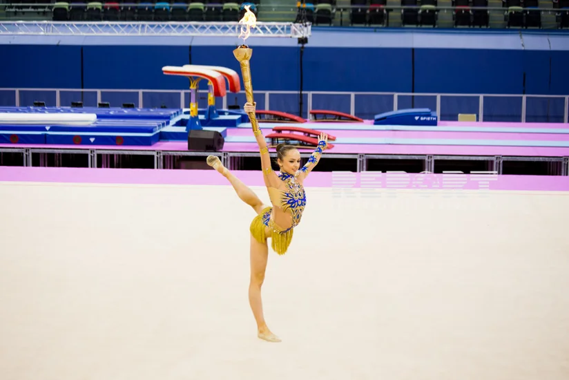 ​Avropa Oyunlarının məşəli Milli Gimnastika Arenasına gətirilib