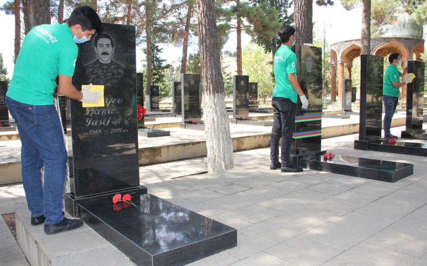 Göyçaylı gənclər Şəhidimiz adlı aksiya keçirdilər