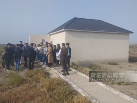 Şirvan Milli Parkında ceyranların müşahidə məntəqəsi istifadəyə verilib